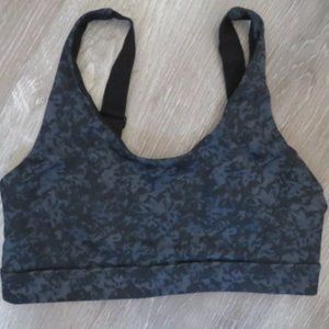 Lole Black Print BRA Small (K333)
